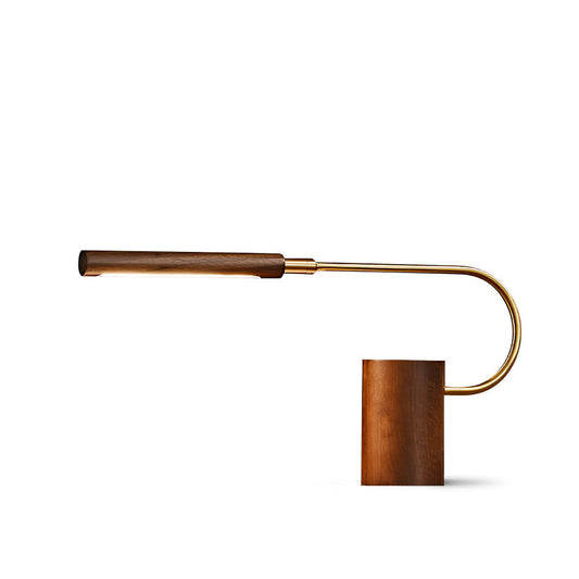 Banker Slim Table Lamp – Elegant Lighting with Natural Materials 0