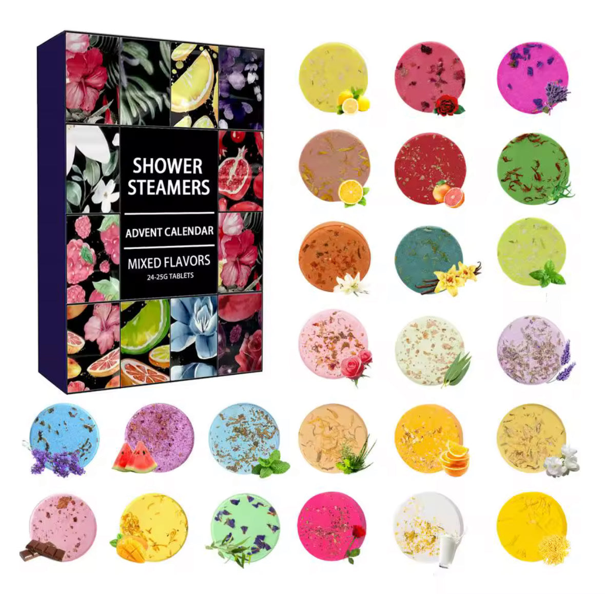 Bathing Fun Shower Bombs Advent Calendar – Daily Aromatic Relaxation Surprises 0