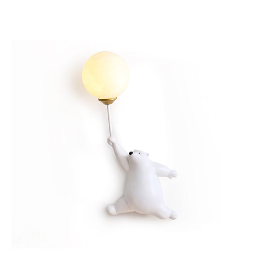 Bear Balloon Wall Lamp – Whimsical Light for Cozy Spaces 1