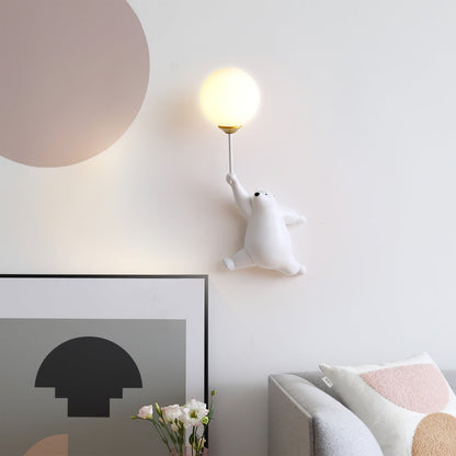 Bear Balloon Wall Lamp – Whimsical Light for Cozy Spaces 3