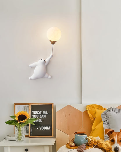 Bear Balloon Wall Lamp – Whimsical Light for Cozy Spaces 6