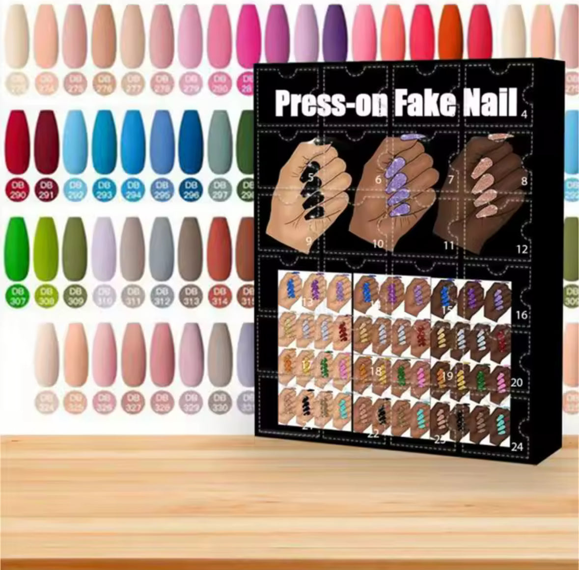 Beauty Adhesive Nails Advent Calendar – Daily Creative Nail Art Surprises 1