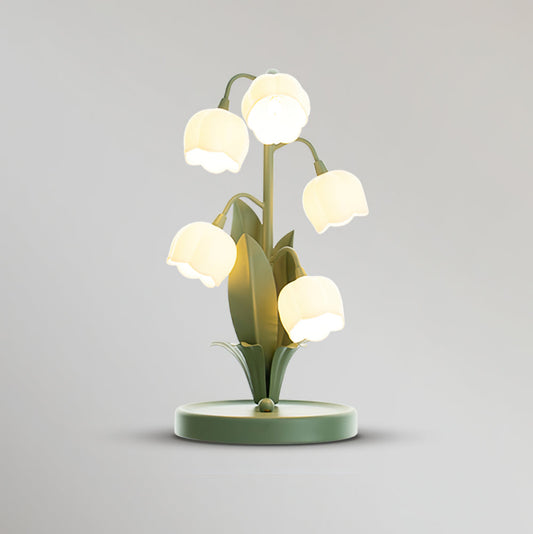 Bell Orchid Table Lamp – Chic Ambiance with Orchid Motif 0