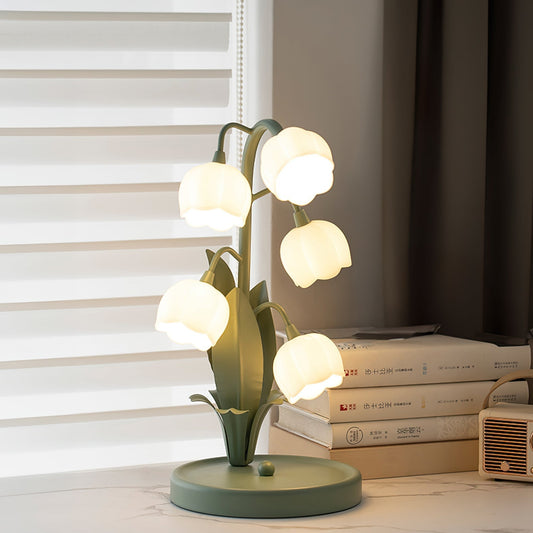 Bell Orchid Table Lamp – Chic Ambiance with Orchid Motif 3