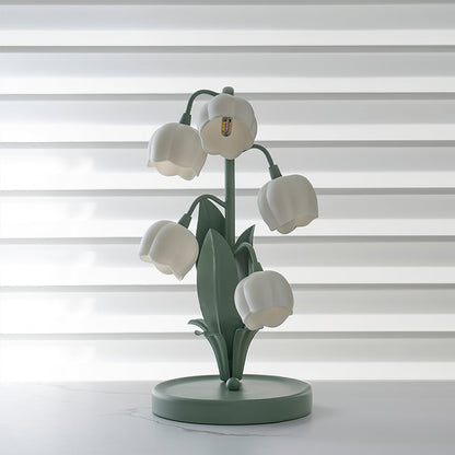 Bell Orchid Table Lamp – Chic Ambiance with Orchid Motif 5