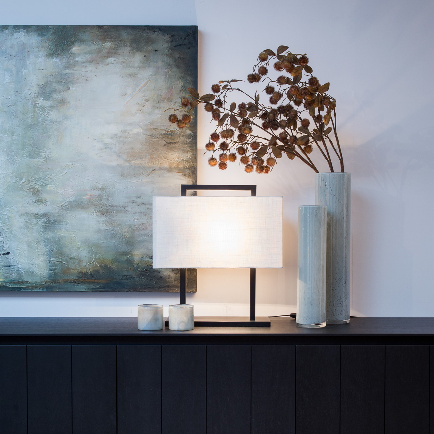 Bhilai Modern Table Lamp Black – Elegant Ambiance for Any Space 2