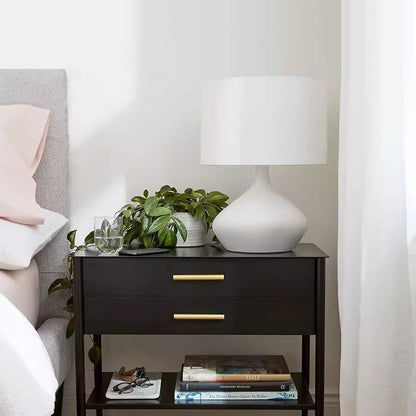 Bingley Ceramic Table Lamp | Natural Linen Shade