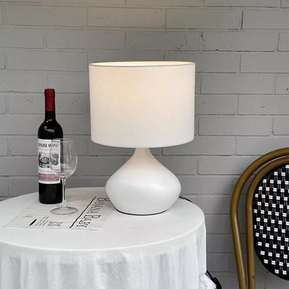 Bingley Ceramic Table Lamp | Natural Linen Shade