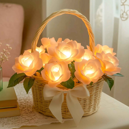 BloomBasket Light – Charming LED Flower Basket Glow 0