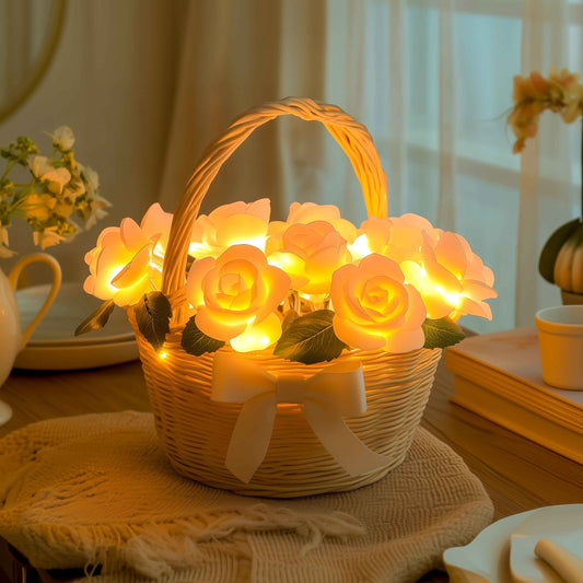 BloomBasket Light – Charming LED Flower Basket Glow 1