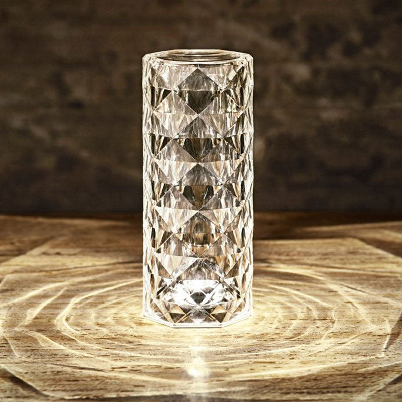 Bloom Crystal Table Lamp – Elegant Polygonal Design for Serene Illumination 0