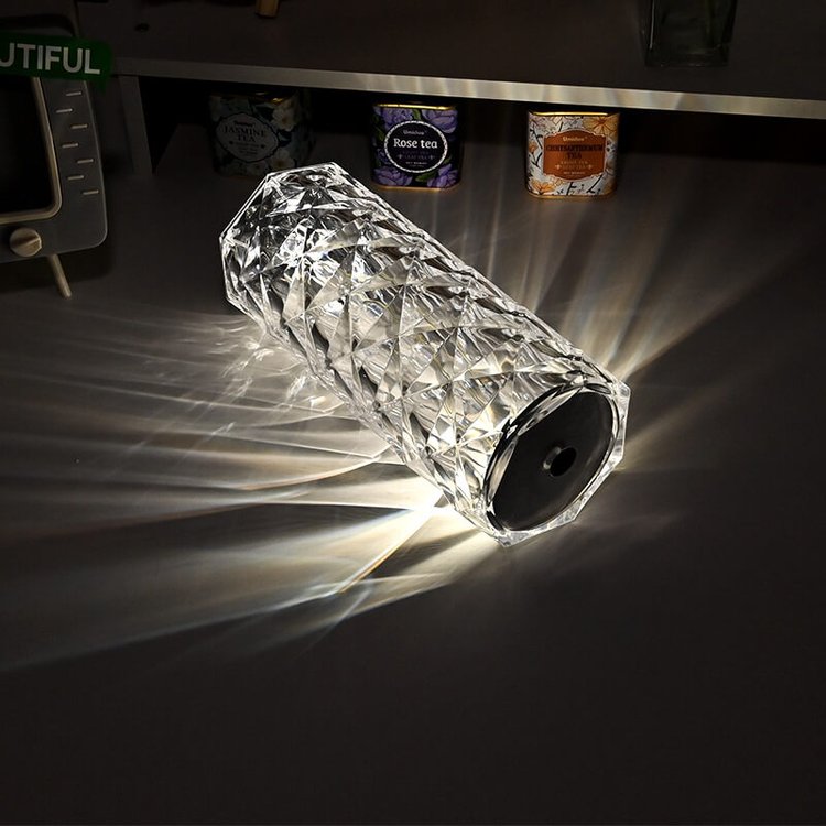 Bloom Crystal Table Lamp – Elegant Polygonal Design for Serene Illumination 4