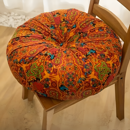 Bohemian Embroidered Floor Cushion – Artistic Comfort For Relaxing Spaces 5