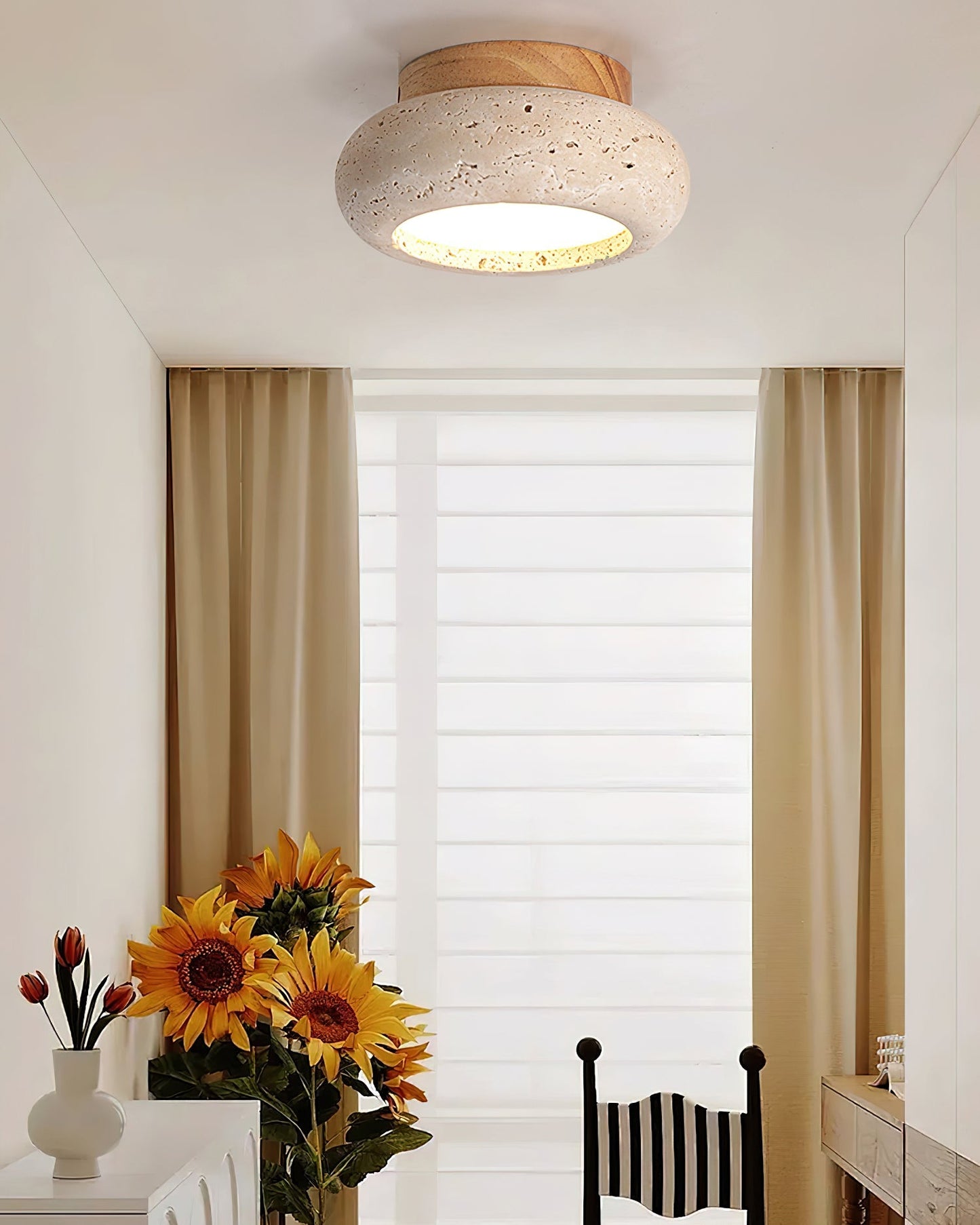 Cairns Ceiling Light Fixture – Elegant Design with Natural Materials 3