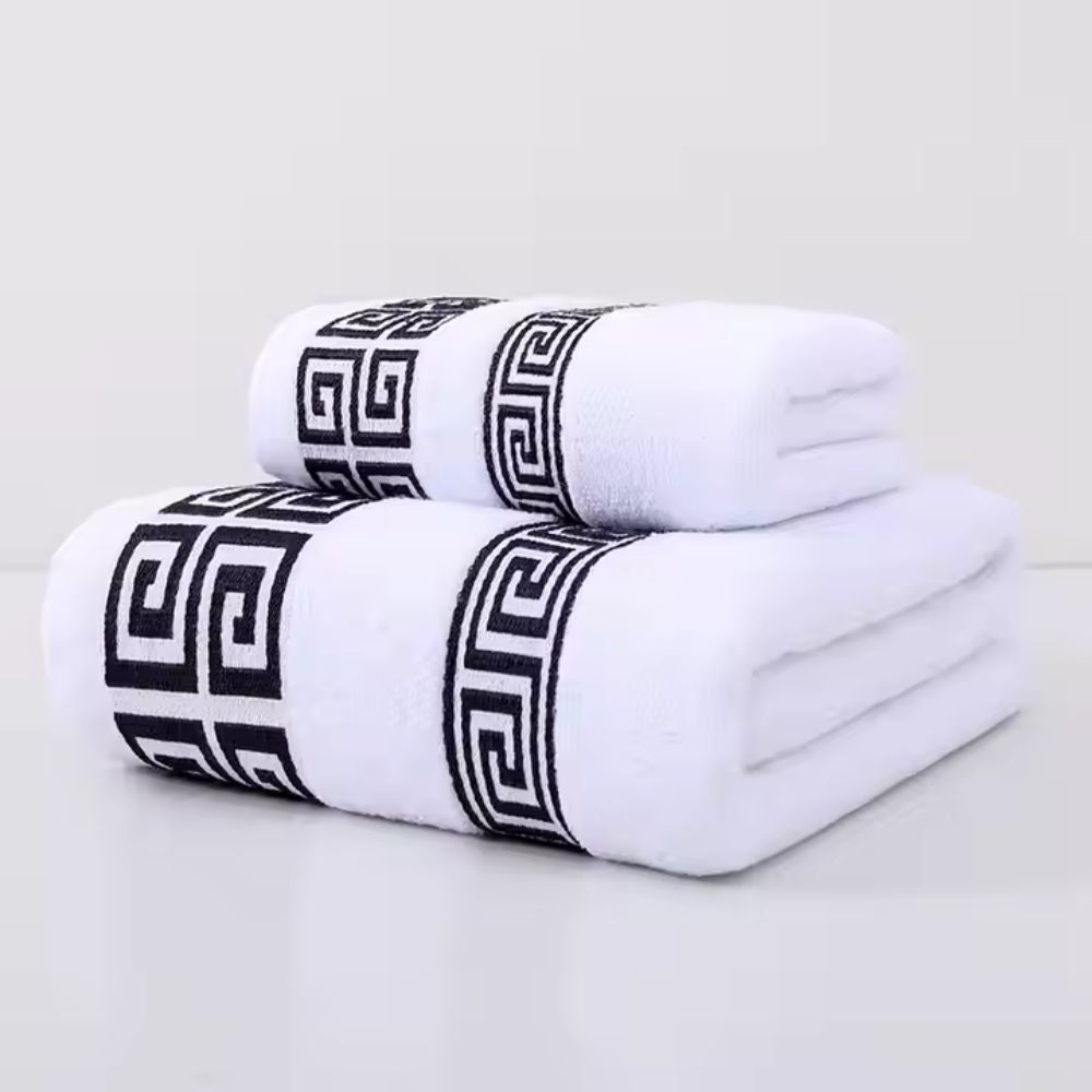 Casa Luxe Athena Cotton Towel Set – Luxurious Comfort For Your Bathroom 0