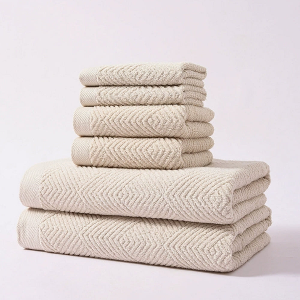 **Cascade Supreme Cotton Towel Set** – Exceptional Softness and Absorbency 0