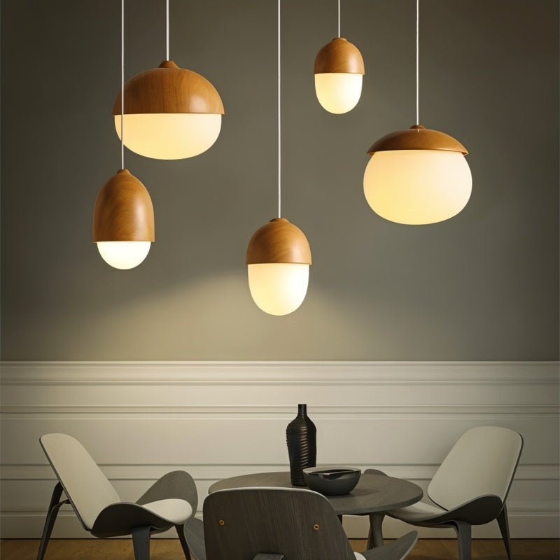 Castanea Scandinavian Hanging Lamp – Elegant Glow for Modern Spaces 5