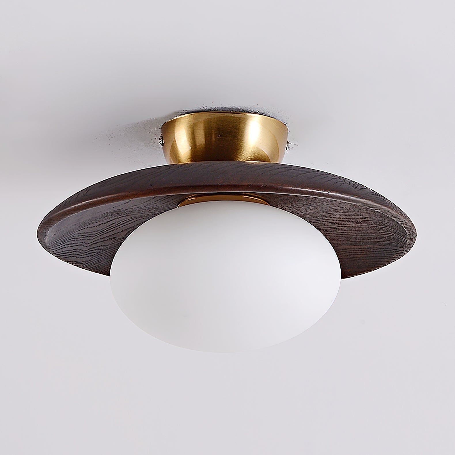 Cathy Ceiling Lamp Wood And Glass – Timeless Design With Soft Ambient Glow 7
