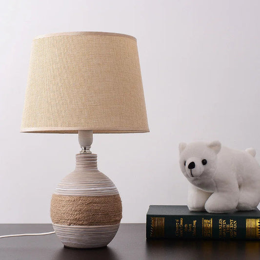Ceramic Bedside Lamp – Warm Light for Relaxing Nights 0