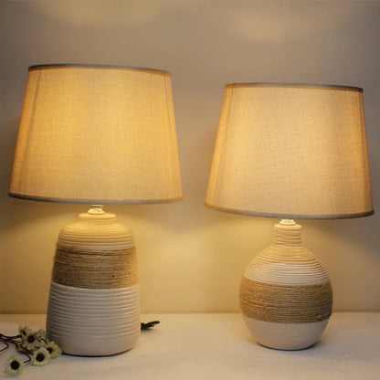 Ceramic Bedside Lamp – Warm Light for Relaxing Nights 2