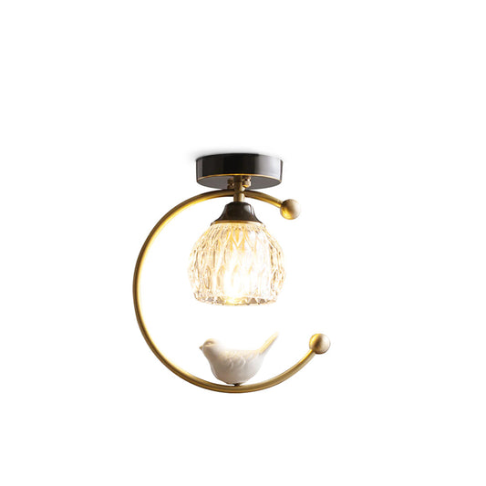 Ceramic Bird Ceiling Light Fixture – Elegant Design for Stylish Spaces 1