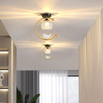 Ceramic Bird Ceiling Light Fixture – Elegant Design for Stylish Spaces 8