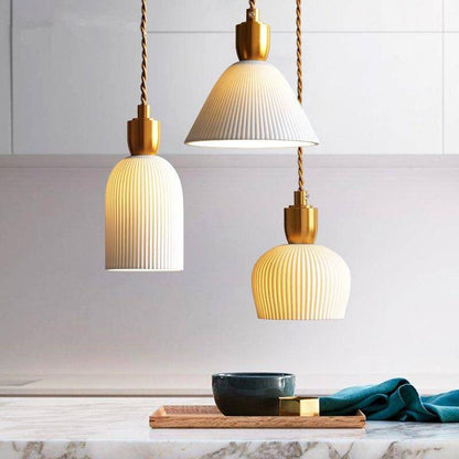Ceramic LED Pendant Light – Stylish Illumination for Modern Spaces 3
