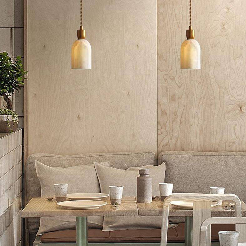 Ceramic LED Pendant Light – Stylish Illumination for Modern Spaces 4