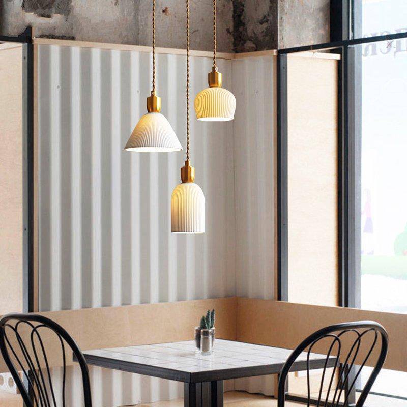 Ceramic LED Pendant Light – Stylish Illumination for Modern Spaces 5