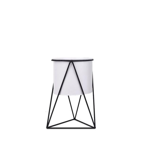 Ceramic Planter with Metal Stand – Stylish Indoor Display for Your Greenery 5
