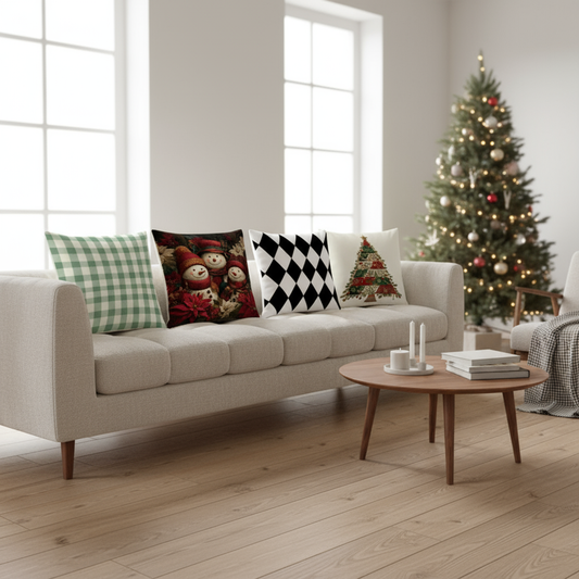 Checked Cushion Cover 40x40 – Chic Design for Cozy Spaces 1