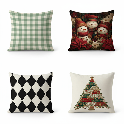 Checked Cushion Cover 40x40 – Chic Design for Cozy Spaces 2