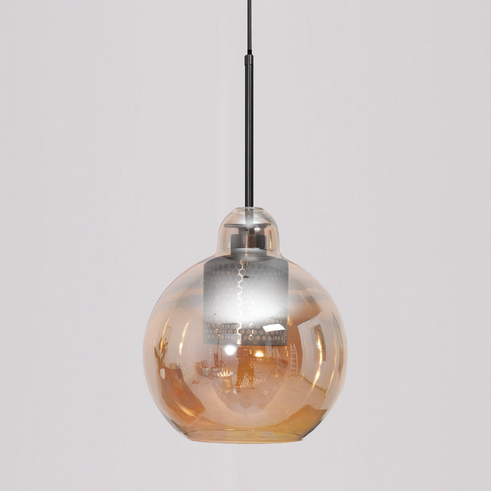 Chiswick Glass Pendant Light – Stunning Honeycomb Design for Inviting Ambiance 13