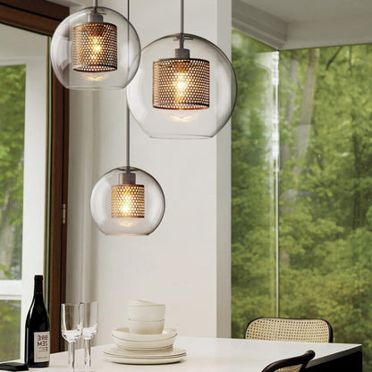 Chiswick Glass Pendant Light – Stunning Honeycomb Design for Inviting Ambiance 3