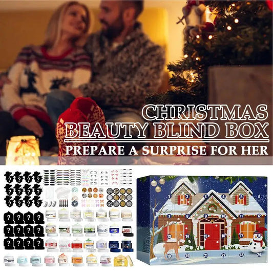 Christmas Advent Calendar Miniature Houses – Illuminated Décor for Festive Cheer 1