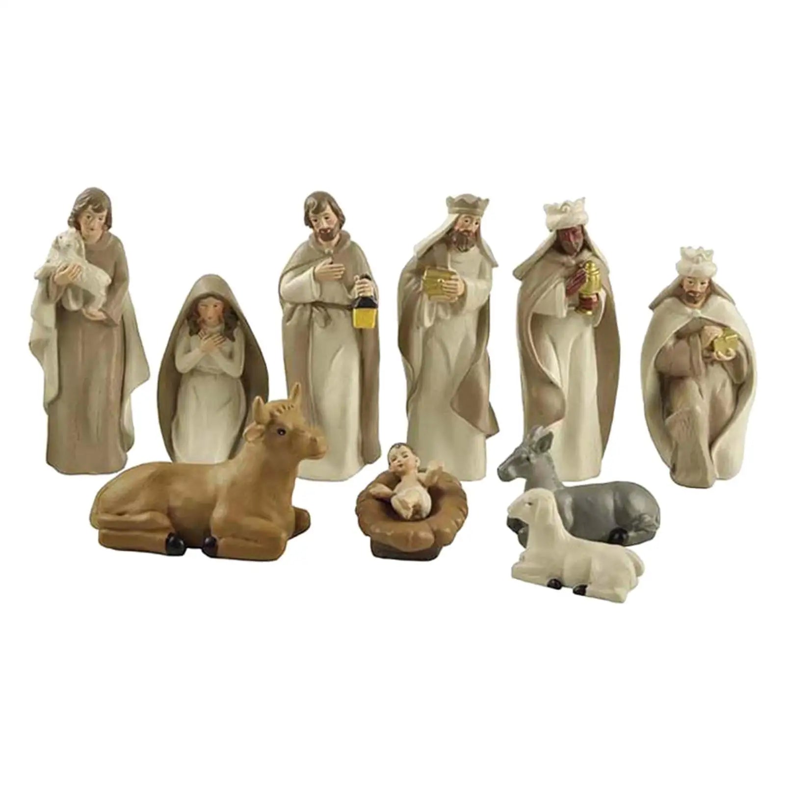 **Christmas Crib Set** – Beautifully Crafted Nativity Scene 0
