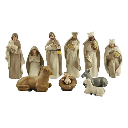 **Christmas Crib Set** – Beautifully Crafted Nativity Scene 3