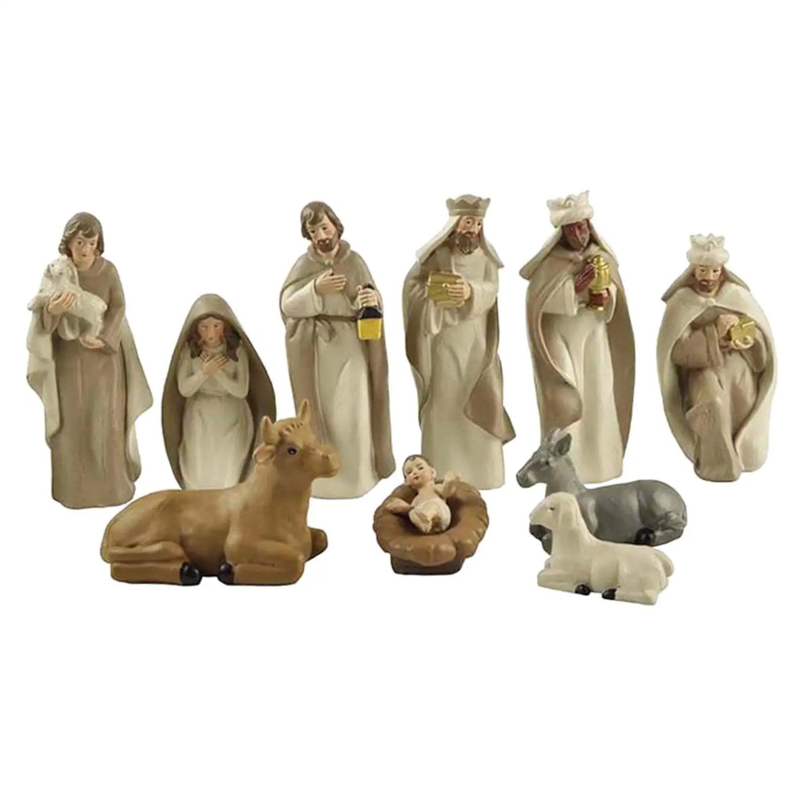 **Christmas Crib Set** – Beautifully Crafted Nativity Scene 5