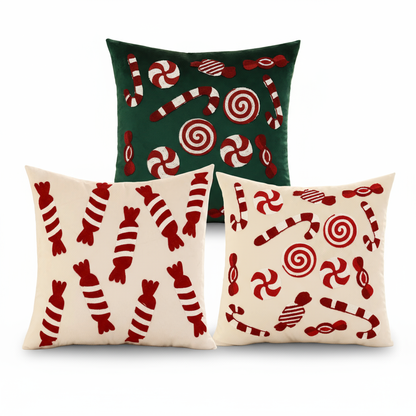 Christmas Cushion Cover With Snowflakes – Luxurious Velvet For A Festive Touch 2