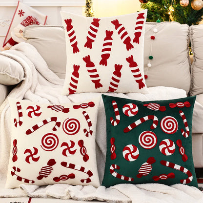 Christmas Cushion Cover With Snowflakes – Luxurious Velvet For A Festive Touch 5