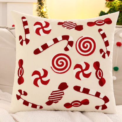 Christmas Cushion Cover With Snowflakes – Luxurious Velvet For A Festive Touch 9