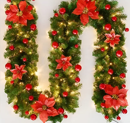 Christmas Garland With Lights – Transform Your Space With Cozy Illumination 7
