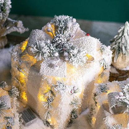 Christmas Glow Gift Boxes Set – Chic Decoration for Festive Gatherings 4