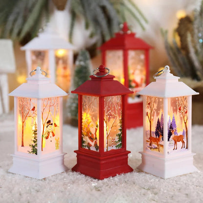 Christmas Lantern Moose Snowman – Enchanting Glow for Festive Atmosphere 4