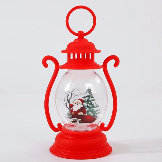 **Christmas Lantern With Handle** – Warm Glow for Festive Gatherings 1