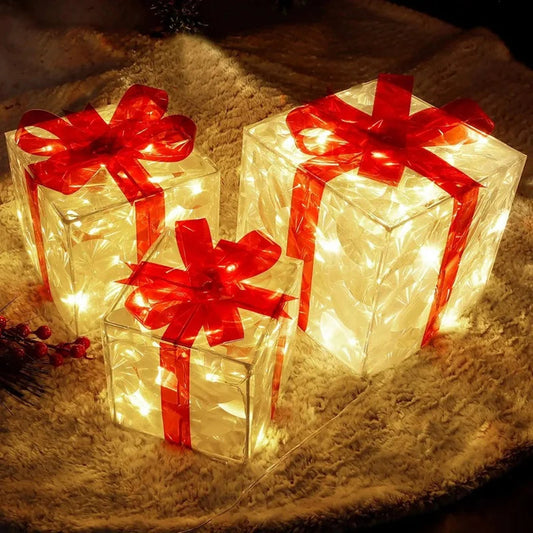 Christmas Lights Gift Box – Enchanting Glow for Outdoor Cheer 0