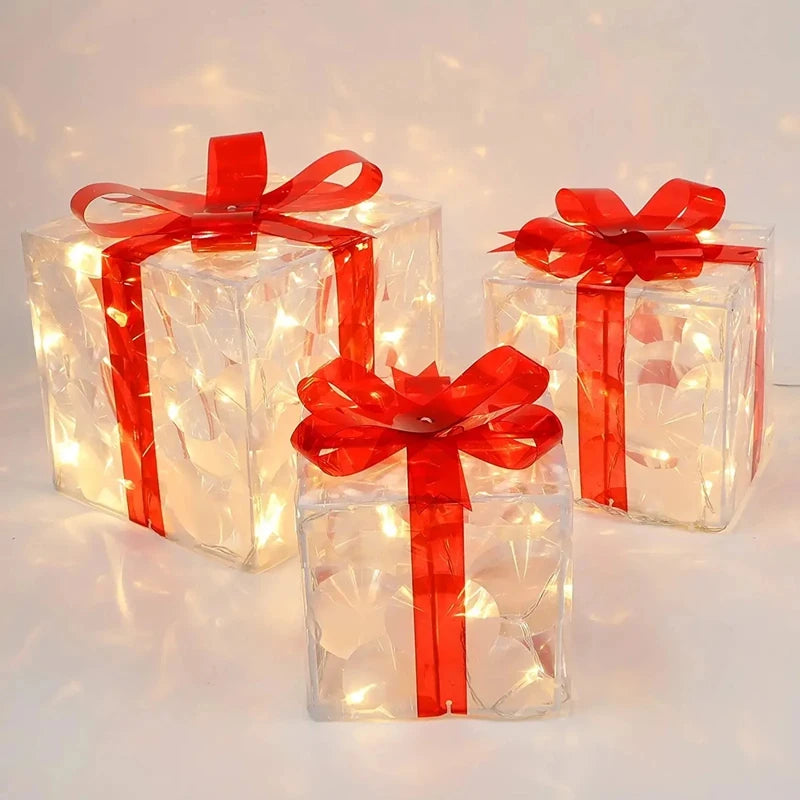 Christmas Lights Gift Box – Enchanting Glow for Outdoor Cheer 4