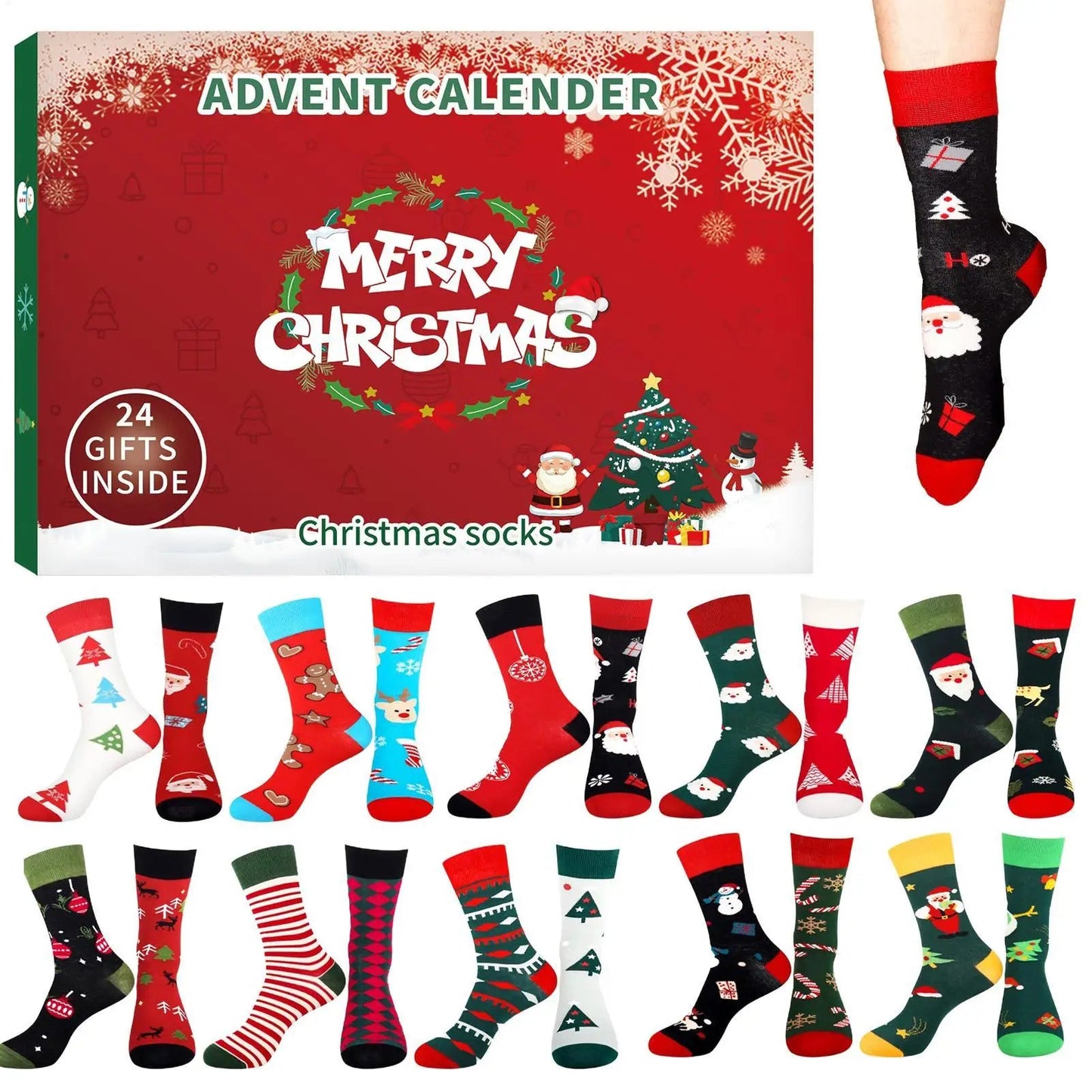 Christmas Stocking Advent Calendar – Joyful Surprises for Festive Celebrations 1