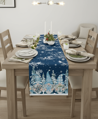 Christmas Table Runner Snowflakes – Charming Winter Accent for Holiday Celebrations 3