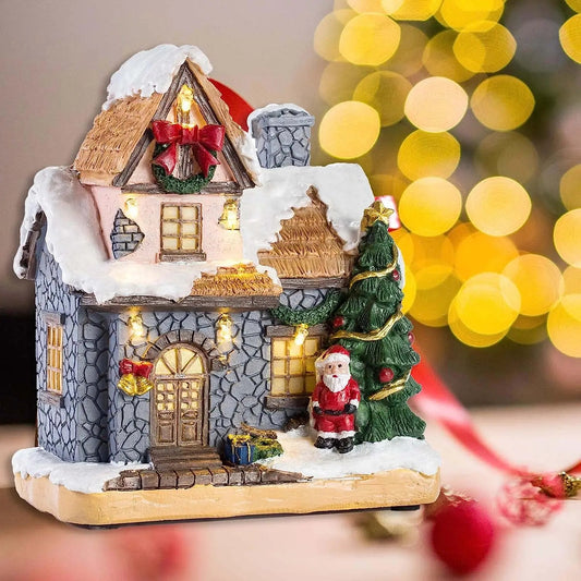Christmas Village with LED – Hand-Painted Charm for Cozy Holidays 1